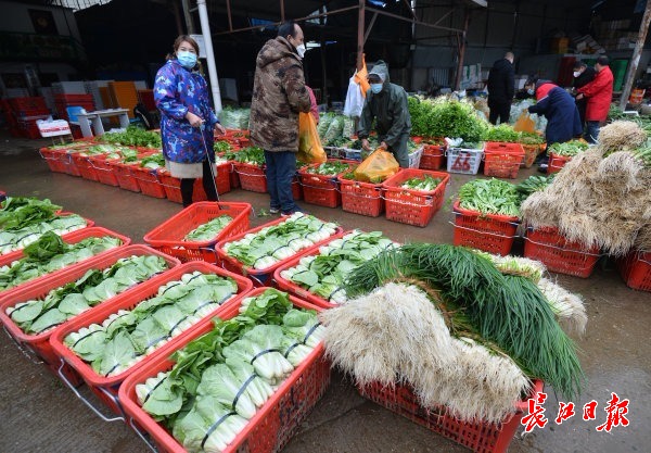 白沙洲农副产品市场物资充足，销售顺畅 | 图集